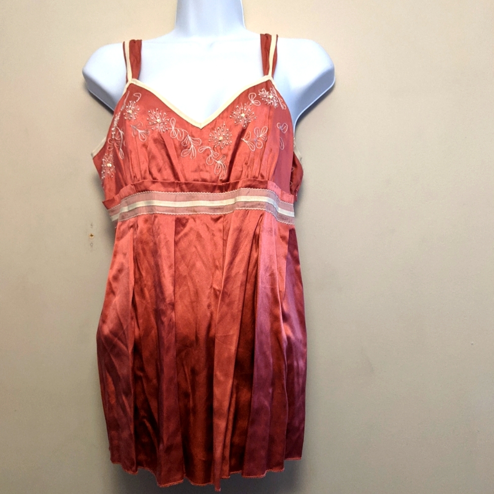 Robin Howe Pink Silk Cami Tank Top 8